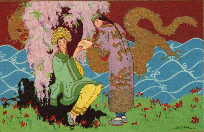 Chinese Lovers by D. Gobbi